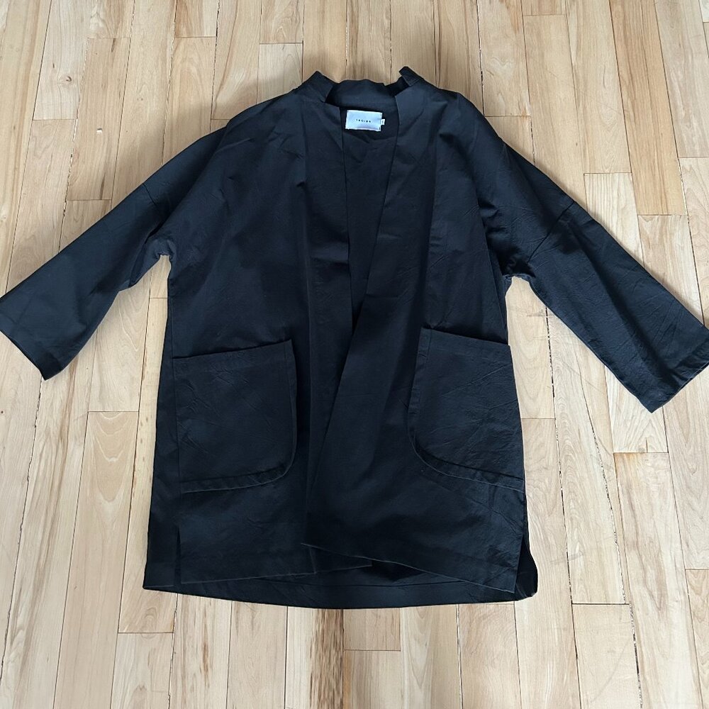Priory Black Canvas Jacket